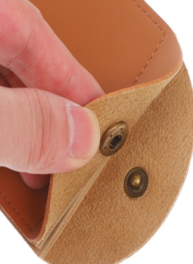 Yardwe Foldable Leather Cribbage Board with Peg Storage Slot - Portable Scoreboard for Travel Family Games and Parties Compact 10.3 Inch Game Accessory - Image 5